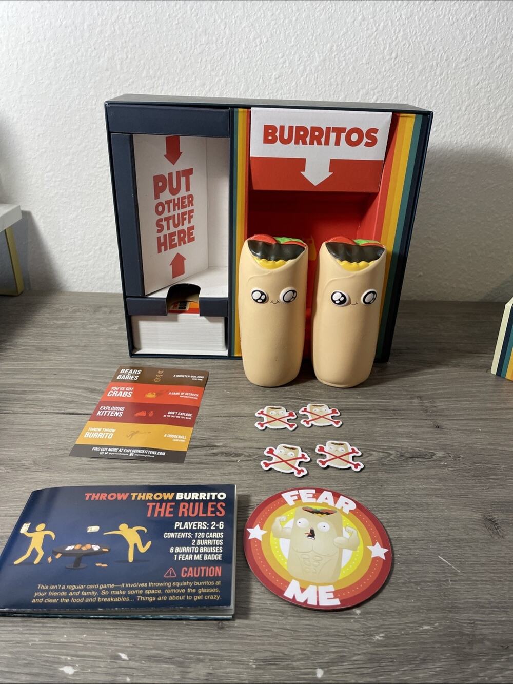 Throw Throw Burrito Card Game by Exploding Kittens - Party Game - Family Game